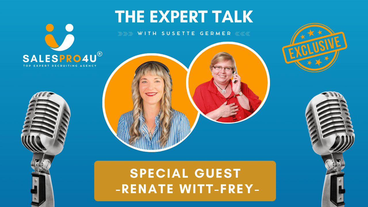 Recruitment and Headhunting - SalesPro4U 8 Podcast Episode Covers YouTube NEW Renate Witt Frey